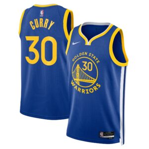 Golden State Warriors Nike Icon Edition Swingman Jersey - Royal - Stephen Curry - Unisex