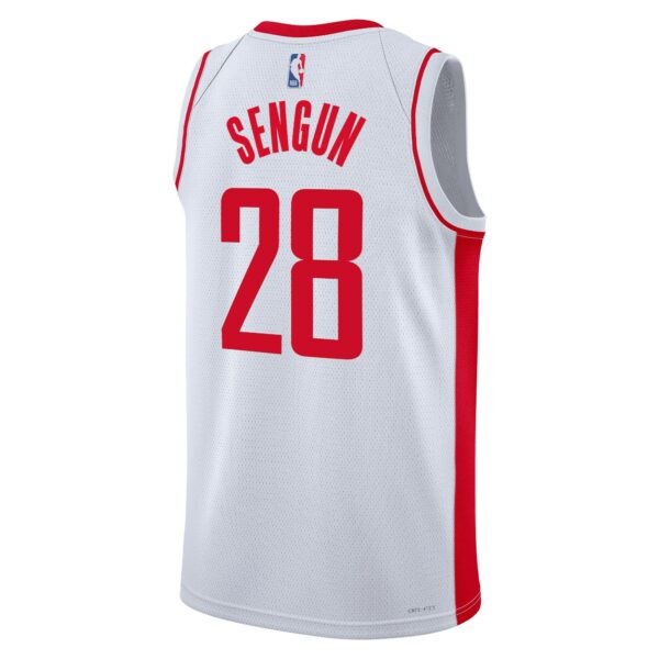 Houston Rockets Nike Association Edition Swingman Jersey – White – Alperen Sengun – Unisex