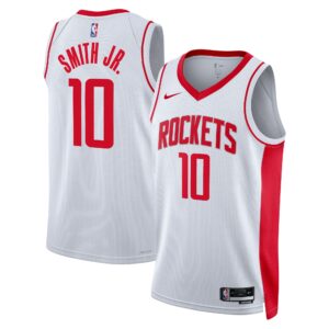 Houston Rockets Nike Association Edition Swingman Jersey - White - Jabari Smith Jr. - Unisex