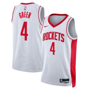 Houston Rockets Nike Association Edition Swingman Jersey - White - Jalen Green - Unisex