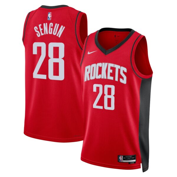 Houston Rockets Nike Icon Edition Swingman Jersey – Red – Alperen Sengun – Unisex