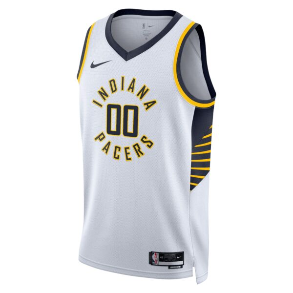 Indiana Pacers Nike Association Edition Swingman Jersey – White – Bennedict Mathurin – Unisex