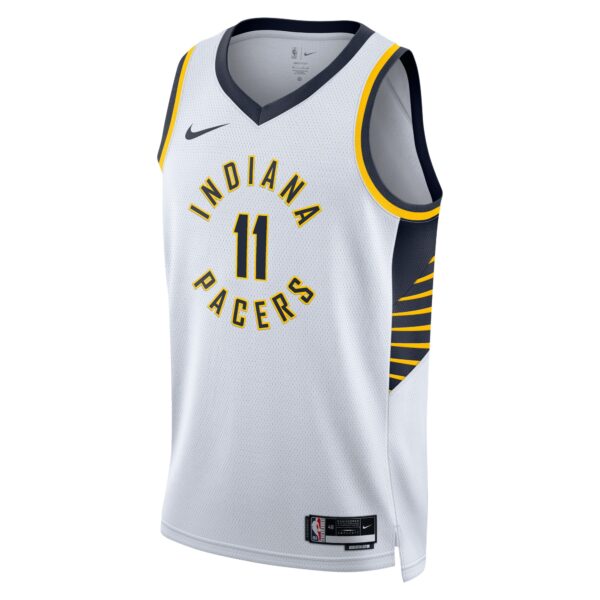 Indiana Pacers Nike Association Edition Swingman Jersey – White – Bruce Brown – Unisex