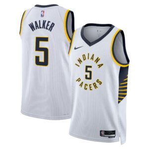 Indiana Pacers Nike Association Edition Swingman Jersey - White - Jarace Walker - Unisex