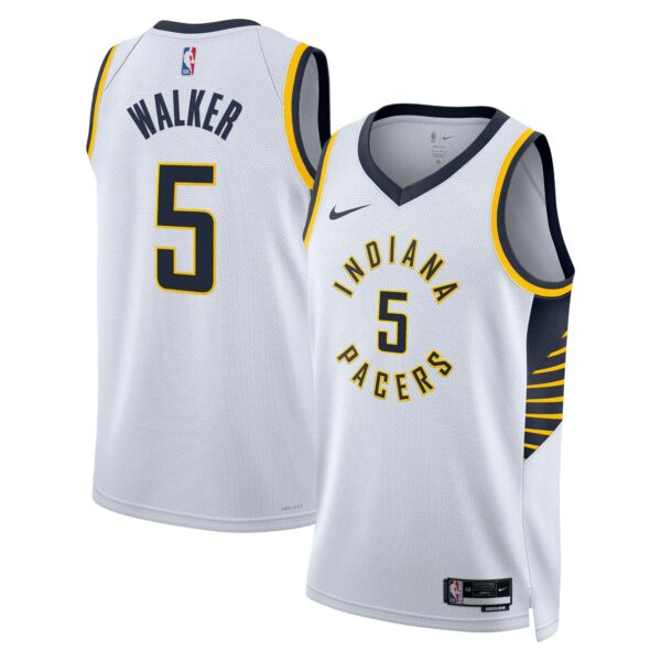 Indiana Pacers Nike Association Edition Swingman Jersey – White – Jarace Walker – Unisex