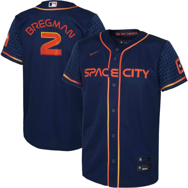 Infant Houston Astros Alex Bregman Nike Navy 2022 City Connect Player Jersey