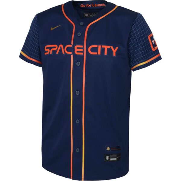 Infant Houston Astros Alex Bregman Nike Navy 2022 City Connect Player Jersey