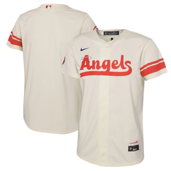 Infant Los Angeles Angels Nike Cream 2022 City Connect Replica Jersey