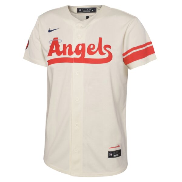 Infant Los Angeles Angels Nike Cream 2022 City Connect Replica Jersey