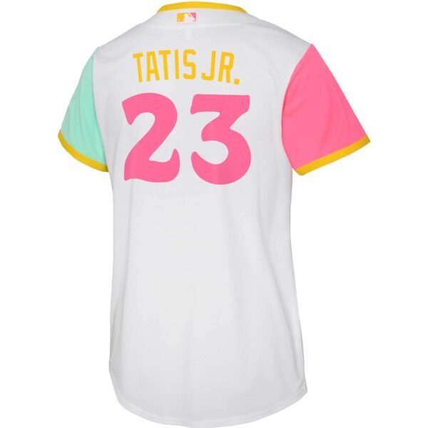 Infant San Diego Padres Fernando Tatis Jr. Nike White 2022 City Connect Player Jersey