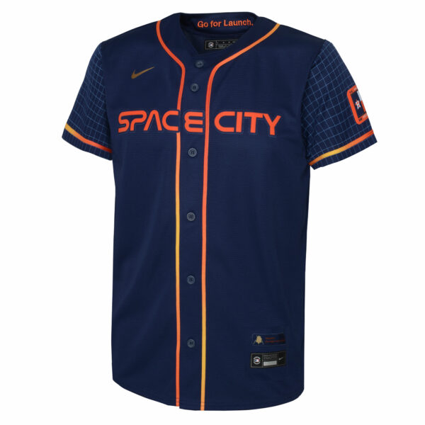 Infant Houston Astros Nike Navy 2022 City Connect Replica Jersey