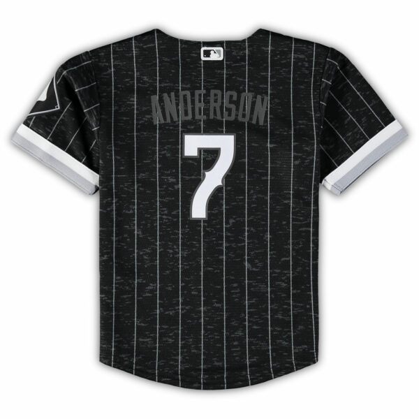 Infant Chicago White Sox Tim Anderson Nike Black City Connect Script Replica Jersey