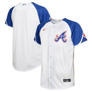 Infant Atlanta Braves Nike White City Connect Replica Player Jersey