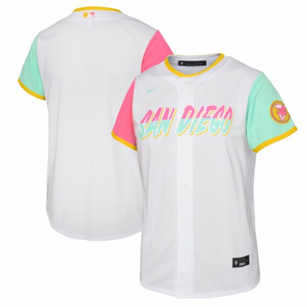 Infant San Diego Padres Nike White 2022 City Connect Replica Jersey