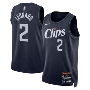 LA Clippers Nike City Edition Swingman Jersey 23 - Navy - Kawhi Leonard - Unisex