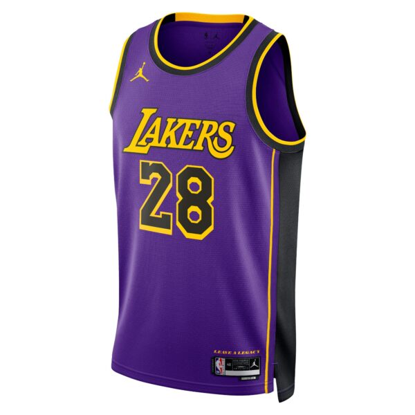 Los Angeles Lakers Jordan Statement Edition Swingman Jersey – Purple – Rui Hachimura – Unisex