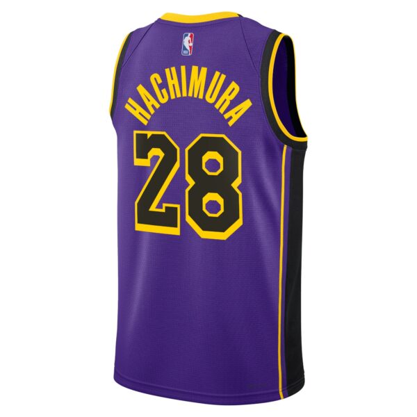 Los Angeles Lakers Jordan Statement Edition Swingman Jersey – Purple – Rui Hachimura – Unisex