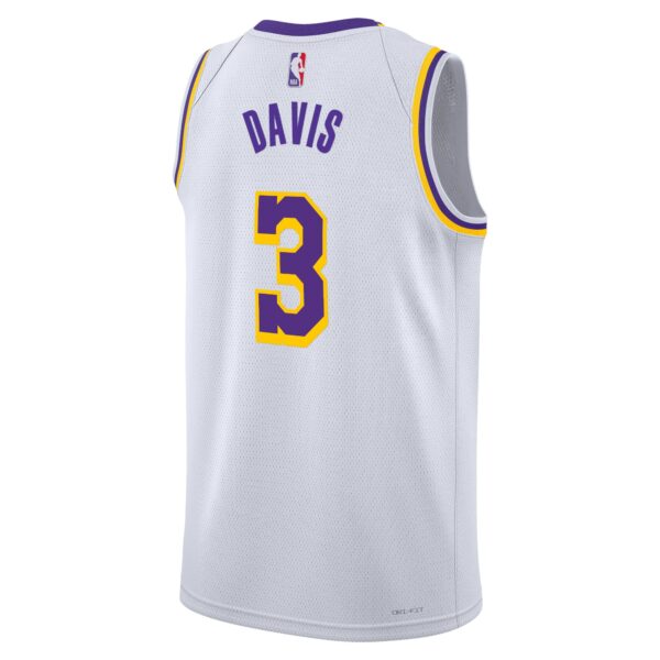 Los Angeles Lakers Nike Association Edition Swingman Jersey – White – Anthony Davis – Unisex