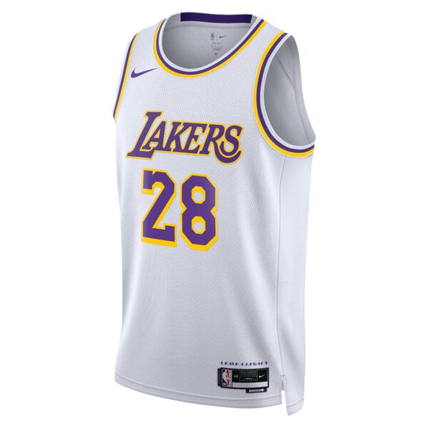 Los Angeles Lakers Nike Association Edition Swingman Jersey – White – Rui Hachimura – Unisex