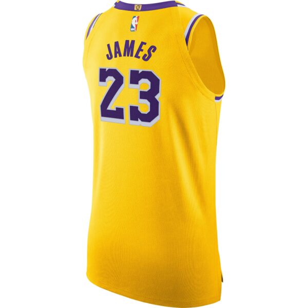 Los Angeles Lakers Nike Icon Authentic Jersey – LeBron James- Mens