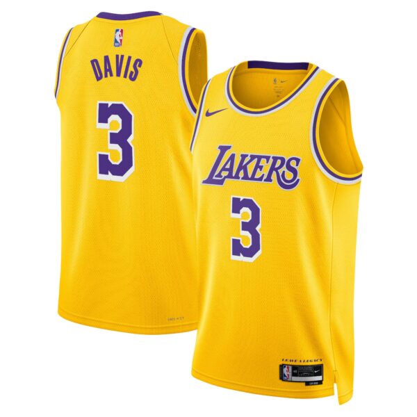 Los Angeles Lakers Nike Icon Edition Swingman Jersey – Gold – Anthony Davis – Unisex