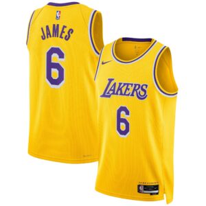 Los Angeles Lakers Nike Icon Swingman Jersey - Lebron James - Unisex