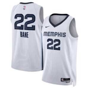 Memphis Grizzlies Nike Association Edition Swingman Jersey - White - Desmond Bane - Unisex