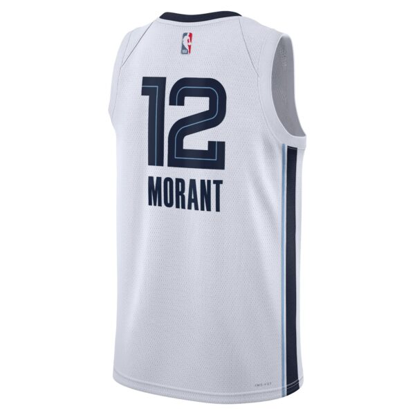 Memphis Grizzlies Nike Association Edition Swingman Jersey – White – Ja Morant – Unisex