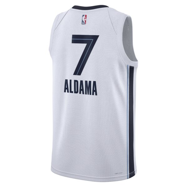 Memphis Grizzlies Nike Association Edition Swingman Jersey – White – Santi Aldama – Unisex