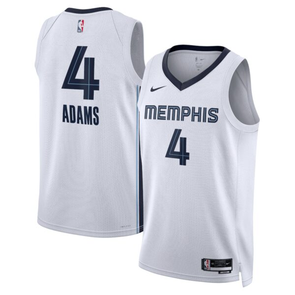 Memphis Grizzlies Nike Association Edition Swingman Jersey – White – Steven Adams – Unisex