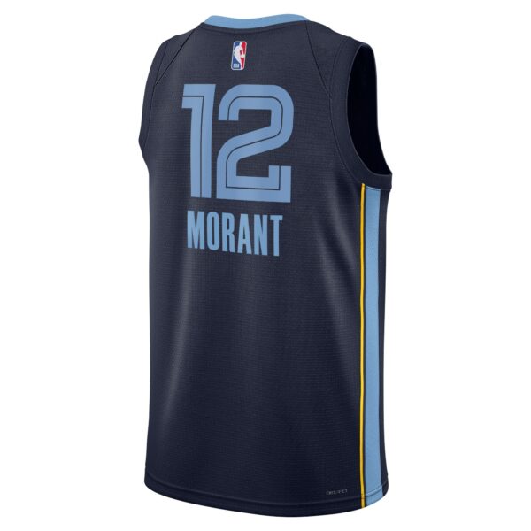 Memphis Grizzlies Nike Icon Edition Swingman Jersey – Navy – Ja Morant – Unisex