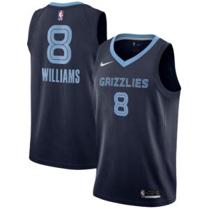 Memphis Grizzlies Nike Icon Edition Swingman Jersey - Navy - Zaire Williams - Unisex