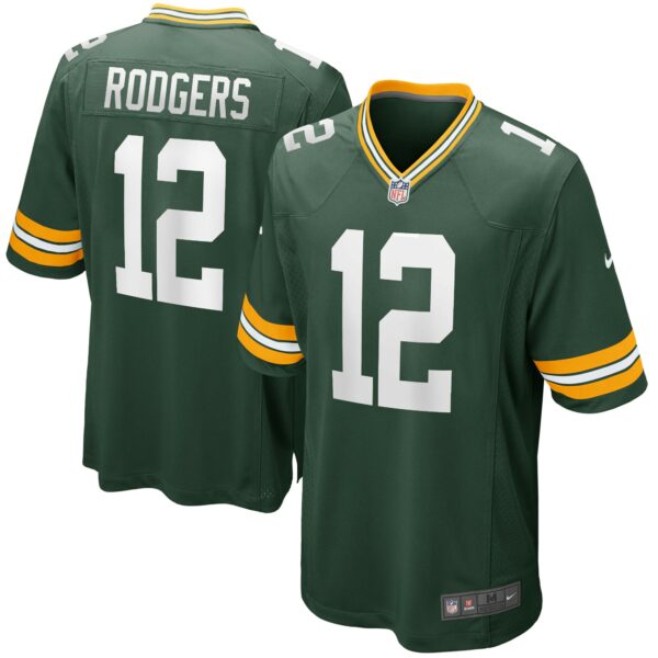 Men’s Green Bay Packers Aaron Rodgers Nike Green Game Player Jersey