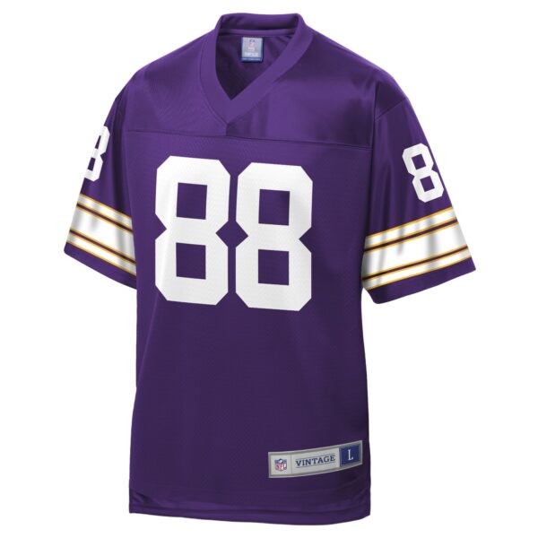 Men’s Minnesota Vikings Alan Page NFL Pro Line Purple Retired Player Replica Jersey