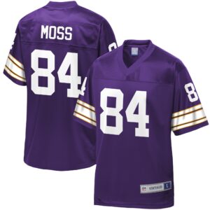 Men's Minnesota Vikings Randy Moss NFL Pro Line Purple Retired Player Replica Jersey