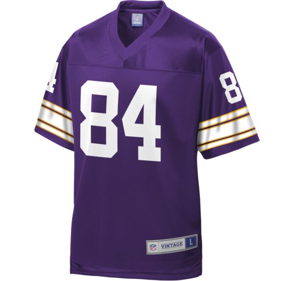 Men’s Minnesota Vikings Randy Moss NFL Pro Line Purple Retired Player Replica Jersey