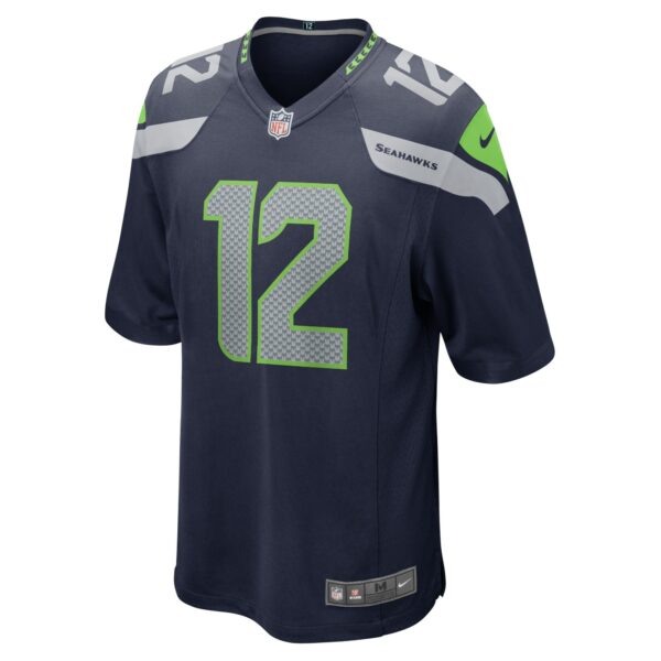 Men’s Seattle Seahawks 12s Nike College Navy Game Team Jersey