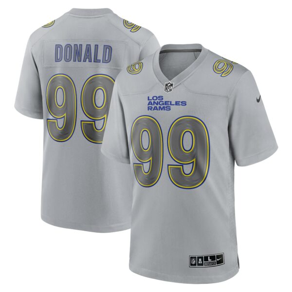 Men’s Los Angeles Rams Aaron Donald Nike Gray Atmosphere Fashion Game Jersey