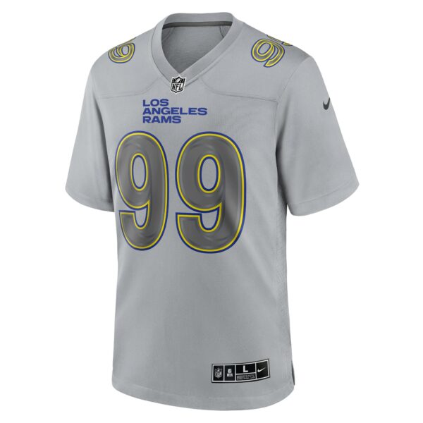 Men’s Los Angeles Rams Aaron Donald Nike Gray Atmosphere Fashion Game Jersey