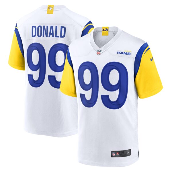 Men’s Los Angeles Rams Aaron Donald Nike White Alternate Player Game Jersey