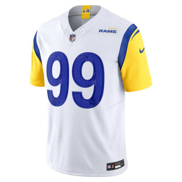 Men’s Los Angeles Rams Aaron Donald Nike White Vapor F.U.S.E. Limited Jersey