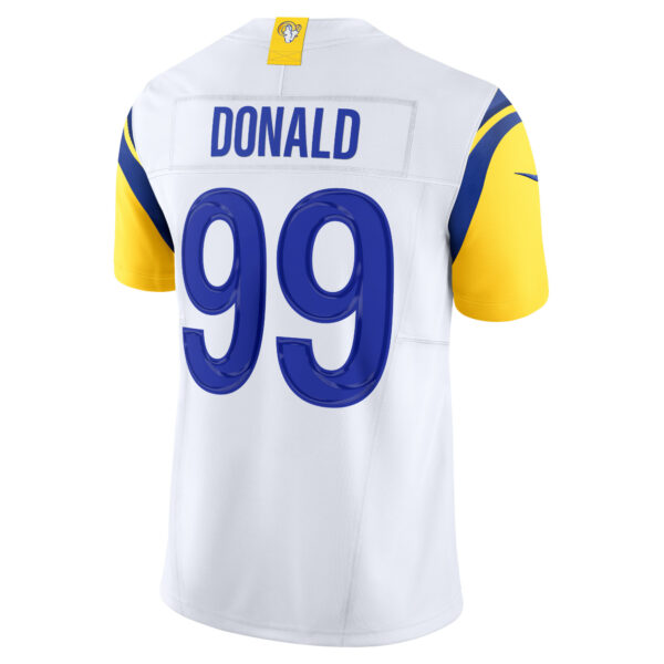 Men’s Los Angeles Rams Aaron Donald Nike White Vapor F.U.S.E. Limited Jersey