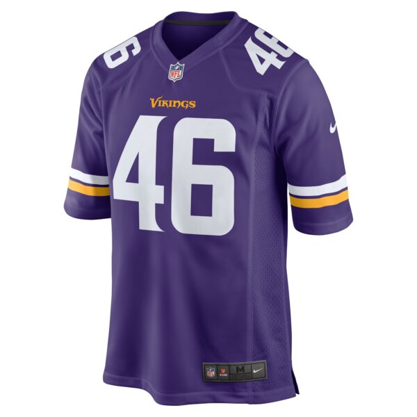 Men’s Minnesota Vikings Aaron Dykes Nike Purple Team Game Jersey