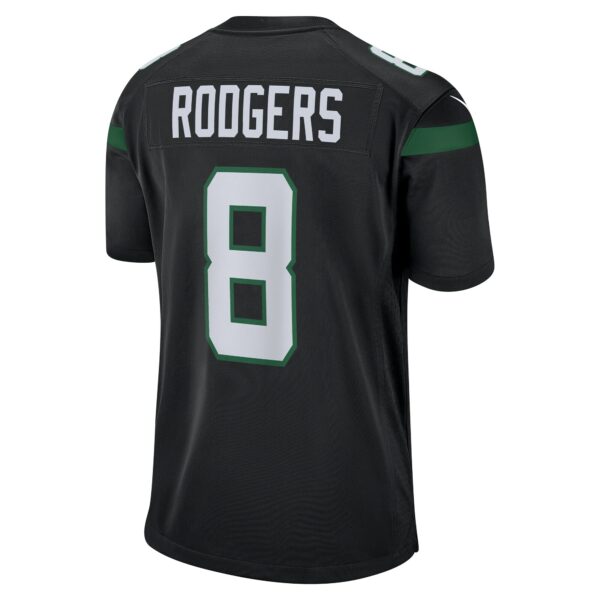 Men’s New York Jets Aaron Rodgers Nike Black Game Jersey