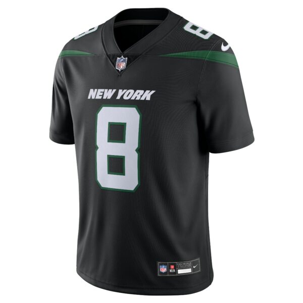 Men’s New York Jets Aaron Rodgers Nike Black Vapor Untouchable Limited Jersey