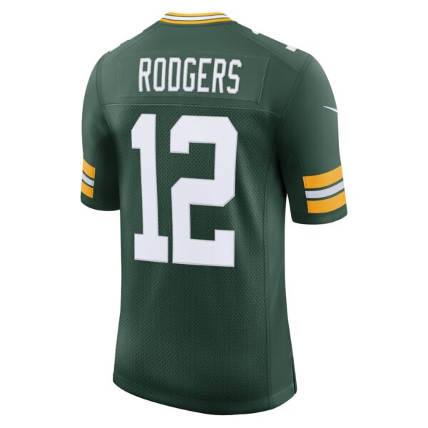 Men’s Green Bay Packers Aaron Rodgers Nike Green Captain Vapor Limited Jersey