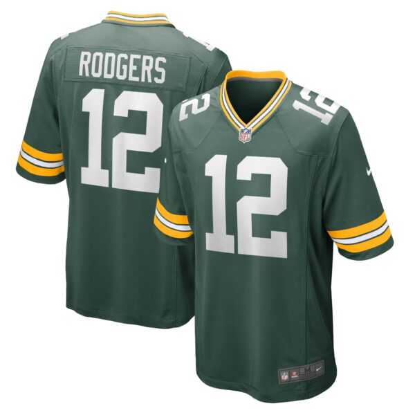 Men’s Green Bay Packers Aaron Rodgers Nike Green Game Team Jersey