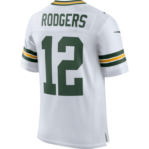 Men’s Green Bay Packers Aaron Rodgers Nike White Classic Elite Player Jersey