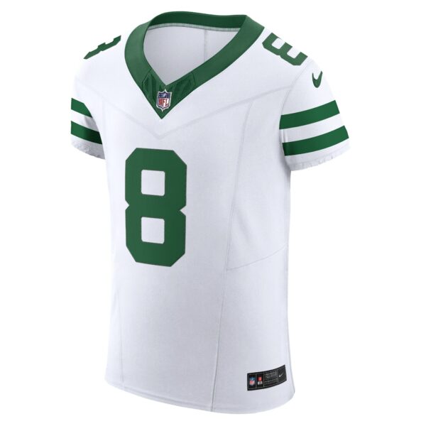 Men’s New York Jets Aaron Rodgers Nike White Alternate Vapor F.U.S.E. Elite Jersey