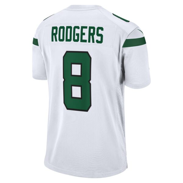 Men’s New York Jets Aaron Rodgers Nike White Game Jersey